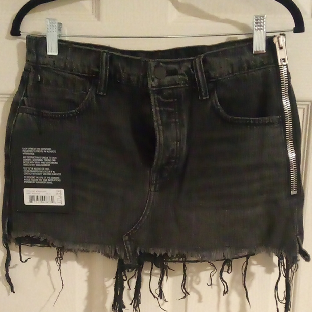 Alexander Wang Denim Skirt Size 25